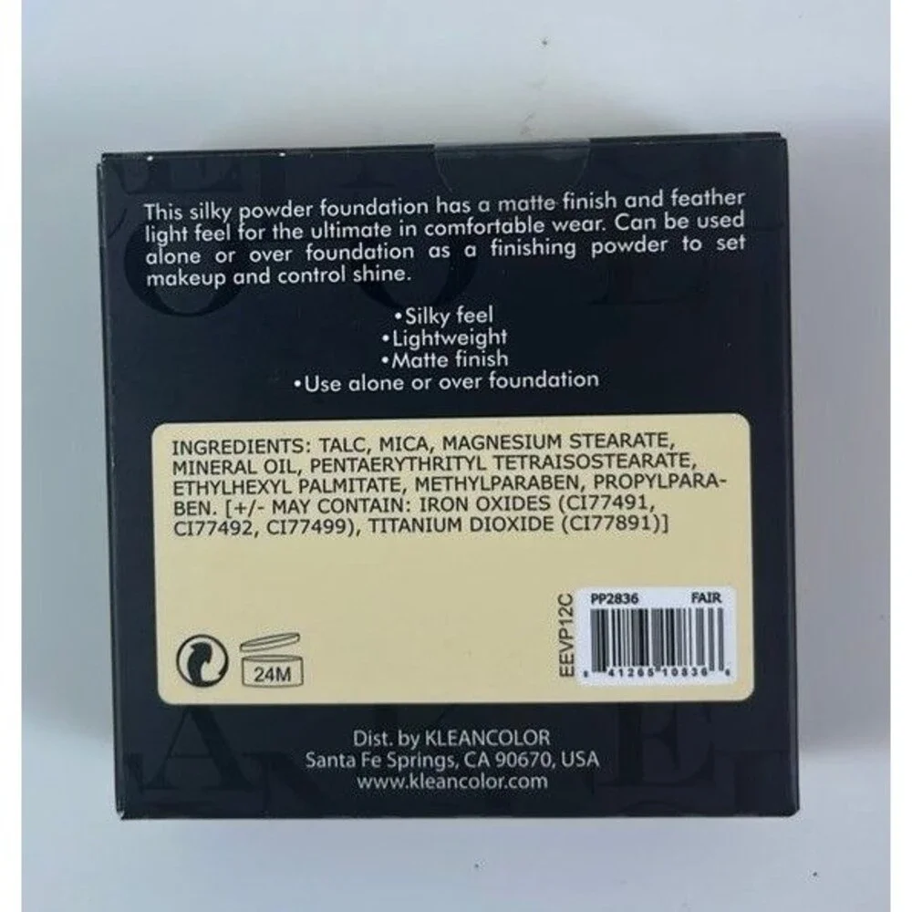 Kleancolor Featherlight Powder Foundation 0.32 Oz Matte Finish Lightweight